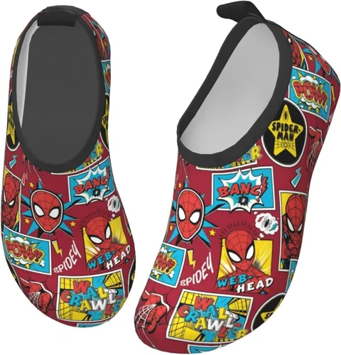Cool Superheros - Zapatos de agua para niños, ligeros, antideslizantes, para la piel del agua, para deportes descalzos, natación, playa, piscina,
