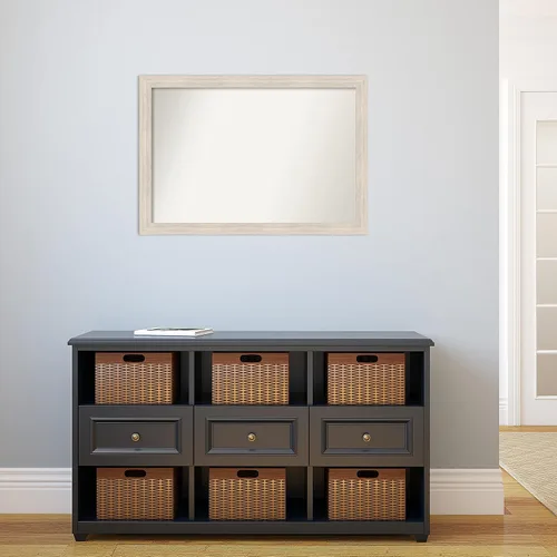 Miniatura 824 de Amanti Art Espejo personalizado, espejo estrecho de baño de oro blanco, espejo de pared o espejo de tocador de baño sobre el fregadero
