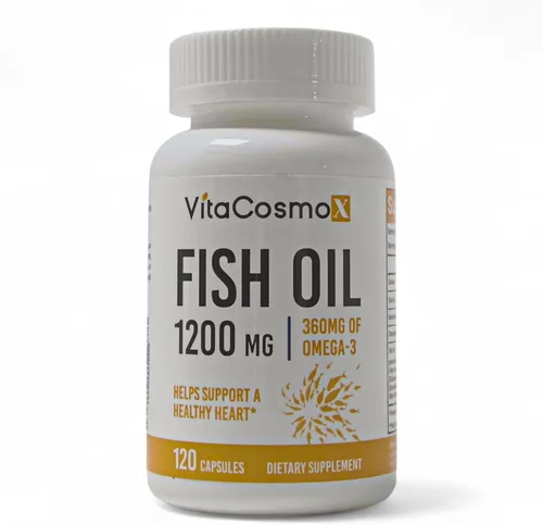 Miniatura 7 de Aceite de pescado omega-3 de 1560 mg, triple fuerza EPA y DHA, 120 cápsulas blandas, 60 porciones, sin gluten, sin OMG y apto para vegetarianos