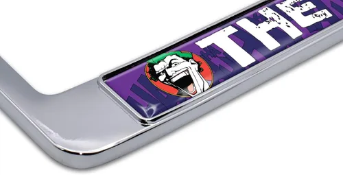 Miniatura 4 de Elektroplate - Marco de matrícula de Batman Joker cromado (marco completo)
