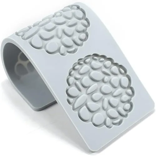 Miniatura 3 de Moldes de silicona 3D de hojas huecas para chocolate, molde de panal de abeja, caramelo, patrón de flores, molde para fondant, decoración de tartas
