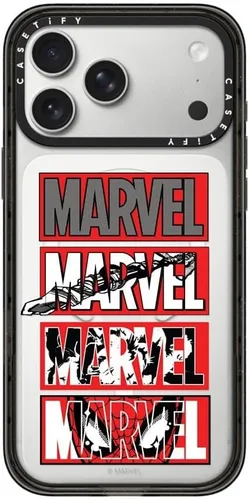 CASETiFY Funda Impact para iPhone 17 Pro Max [Colaboración Marvel/Delgada/Magsafe / Protección contra caídas de grado militar 4X de 8.2 pies] -
