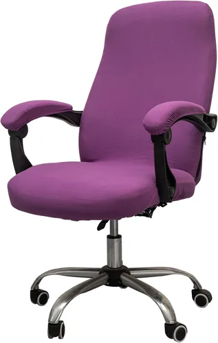 Miniatura 42 de Melaluxe - Funda elástica universal para silla de oficina, cubierta para silla de escritorio, fundas deslizantes para silla de computadora