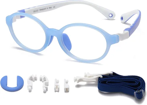 Miniatura 11 de DUCO K026 - Lentes de bloqueo de luz azul para niños y niñas, gafas de computadora para juegos de 5 a 10 años
