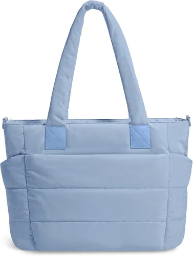 Miniatura 11 de Bolso de mano acolchado para mujer, bolso grande de enfermera, bolso de hombro con cremallera para trabajo y viajes
