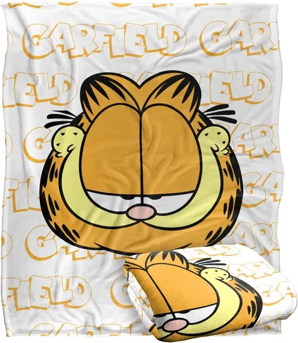 Miniatura 8 de Garfield - Manta de 36 x 58 pulgadas, con nombre repetido y tacto sedoso, manta súper suave