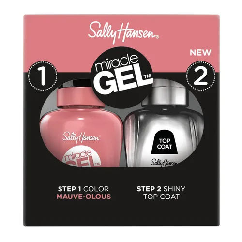 Miniatura 15 de Sally Hansen Miracle Gel™, capa superior mate 102, de larga duración, fórmula tipo gel, sin necesidad de lámpara UV, esmalte de uñas transparente