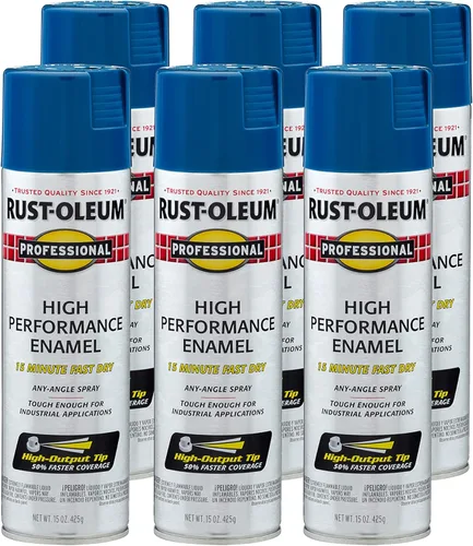 Miniatura 20 de Rust-Oleum 7515838 Pintura en aerosol de esmalte profesional de alto rendimiento, 14 onzas, aluminio