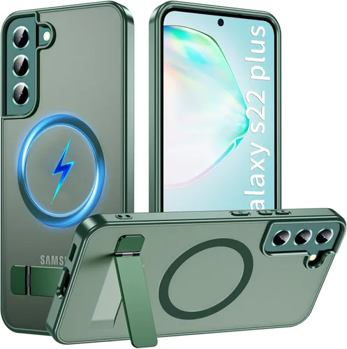 Miniatura 33 de Funda OWKEY Samsung Galaxy A13 5G, Funda Magnética para Teléfono con Soporte y Protector de Pantalla, Funda Protectora Antihuellas y a Prueba de A13