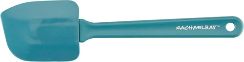 Miniatura 3 de Rachael Ray 47564 Cucina Utensilios antiadherentes de nailon, espátula, cucharas sólidas y ranuradas, 4 piezas, azul agave