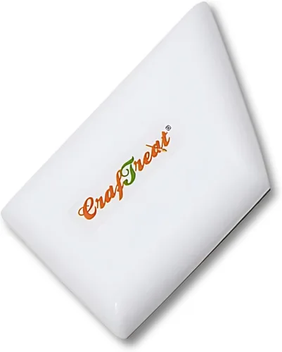 CrafTreat Carpeta de hueso de teflón y herramienta de puntuación – Ergo Square – Marcador de papel para manualidades de papel, origami,