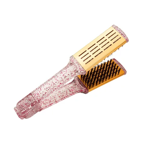 Peine alisador de pelo en forma de V para mujeres y hombres, cepillos para el hogar, peluquero estilista, herramienta de peinado de doble cara para