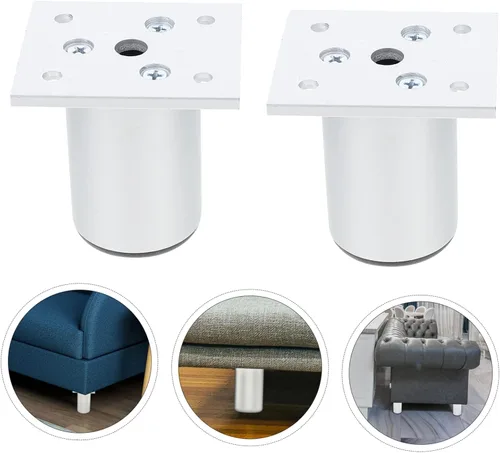 Miniatura 3 de OSALADI Patas ajustables de los muebles 2pcs patas de mesa modernas para el gabinete de la TV del aparador