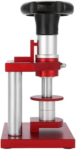 Miniatura 8 de Prensa de reloj, caja trasera de reloj, tipo tornillo, juego de herramientas de prensa profesional para reloj, bisel de cristal, herramientas