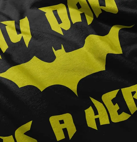 Miniatura 5 de Brisco Brands My Dad is a Hero Superhero Bat - Mameluco para niños o niñas
