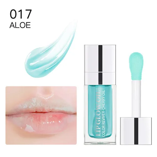 Miniatura 2 de GECOMO Aceite hidratante que brilla para labios, aceite hidratante para labios brillante, aceite nutritivo para labios transparente brillante, 017-#