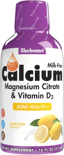 Miniatura 9 de Bluebonnet Nutrition Citrato de calcio líquido, magnesio, vitamina D3, salud ósea, sin gluten, sin soja, sin leche, Kosher, 16 onzas líquidas, 32
