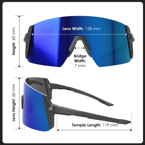 Miniatura 4 de EDGE Revelstoke Z87 - Gafas de seguridad polarizadas, gafas de sol Z87 de seguridad para hombre, ligeras y duraderas