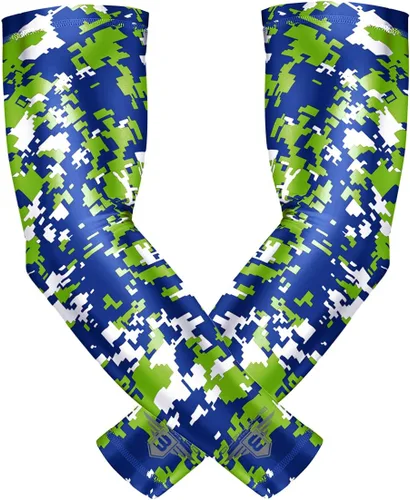 Miniatura 11 de Bucwild Sports Baseball Arm Sleeve - Youth & Adult 1 Pair - Football Basketball Cycling Tennis Bandera de EE.UU