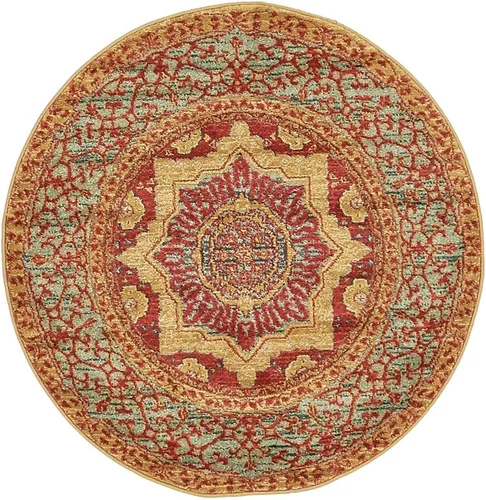Miniatura 31 de Unique Loom Palace Collection - Alfombra Saray (2 pies x 3 pies 1 pulgada, rectangular, crema/marrón claro)