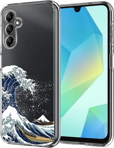 Miniatura 17 de Unov Funda compatible con Galaxy A10e Galaxy A20e funda transparente con diseño de TPU suave, absorción de golpes, patrón delgado en relieve Flower