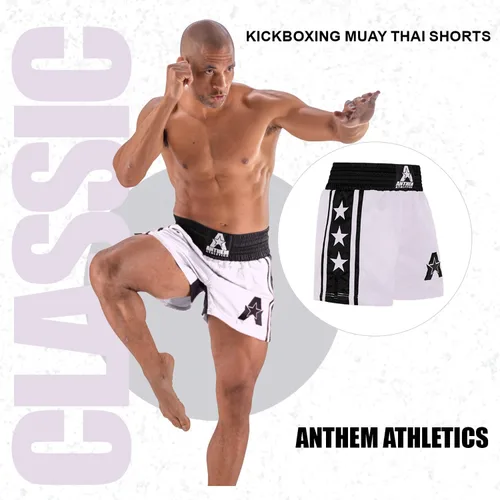 Miniatura 51 de Anthem Athletics Pantalones cortos de Muay Thai para hombre, pantalones cortos de Muay Thai para mujer - Kickboxing Short Boxing Trunks 5050 Classic