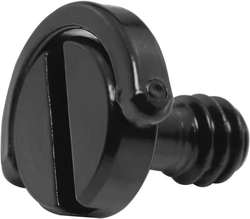 Miniatura 4 de Tornillo de trípode de 1/4 de pulgada, 2 piezas de acero inoxidable de 1/4 "-20 con eje en D para cámara, videocámara, trípode, placa de liberación