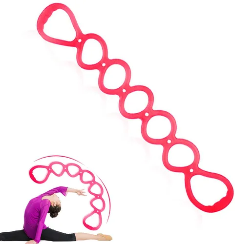 Miniatura 9 de Banda de ejercicio de resistencia elástica de 7 anillos, bandas de entrenamiento de BetterJonny para yoga, ejercicios de pies, piernas y brazos