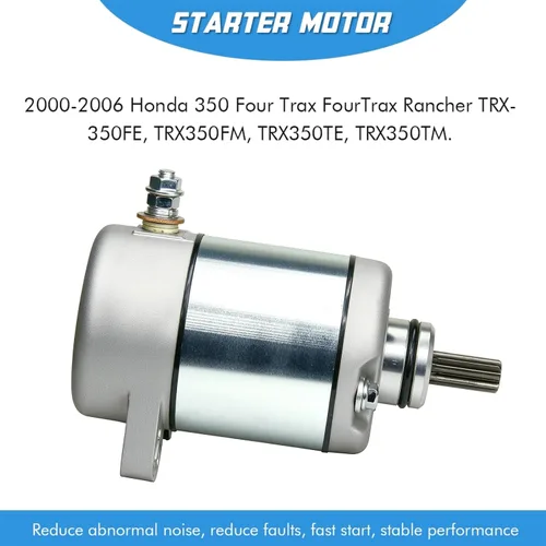Miniatura 4 de Reemplazo del motor de arranque para Honda TRX350FE TRX350FM TRX350TE TRX350TM Rancher 2000-2006 ATV UTV 410-54038 18607 HA-116 495753 2-2764-MT