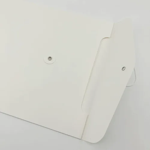 Miniatura 2 de VANRA Carpeta de archivos de cuerda de papel kraft, sobre para archivar proyectos, documentos, organizador de cartas, plano, sin expansión