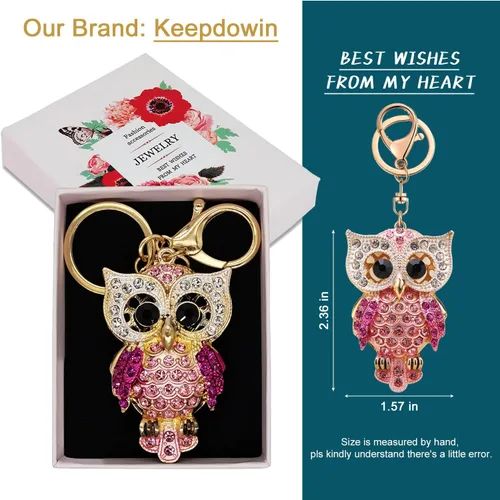 Miniatura 7 de Llaveros para mujer, lindos llaveros para mujer, llavero divertido para su hermana o niña, regalo de cumpleaños para mujer, llavero para billetera