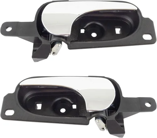 Miniatura 28 de TRQ Juego de 2 manijas de puerta interior trasera cromada y cachemira para Chevy GMC