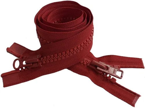 Miniatura 10 de YKK #10 36 pulgadas plástico moldeado bidireccional resistente Vislon separador (chaqueta) cremallera para coser abrigo, chaqueta, abrigo de Marrón