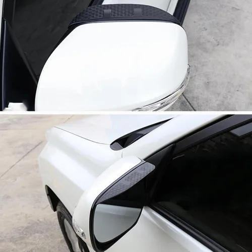 Miniatura 5 de Cubierta de lluvia para espejo retrovisor de coche para Nissan Navara NP300 ST 2017-2023 Espejo retrovisor de coche Cubierta protectora de cejas