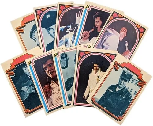 Miniatura 5 de 1978 Elvis Presley - Paquete de cartas coleccionables sin abrir