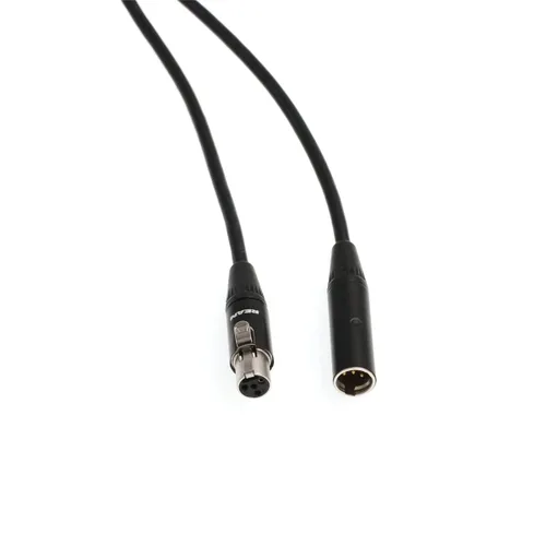 Miniatura 5 de Cable de extensión de adaptador de audio para micrófono Shure Headset SM-93 WBH WL Body Pack Transmisor Mini XLR 4 Pin TA4F macho a hembra (1)