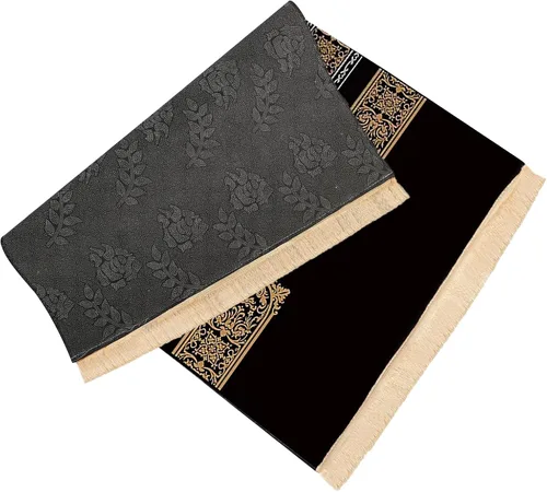 Miniatura 4 de Alfombra de oración musulmana islámica de alta calidad, alfombrilla acolchada para oración musulmana para hombres y mujeres, alfombra de oración