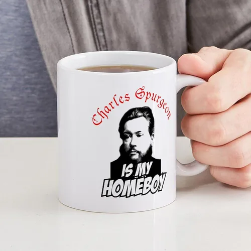 Miniatura 4 de CafePress Spurgeon Homeboy - Taza de café de cerámica de 11 oz (11.0 fl oz)