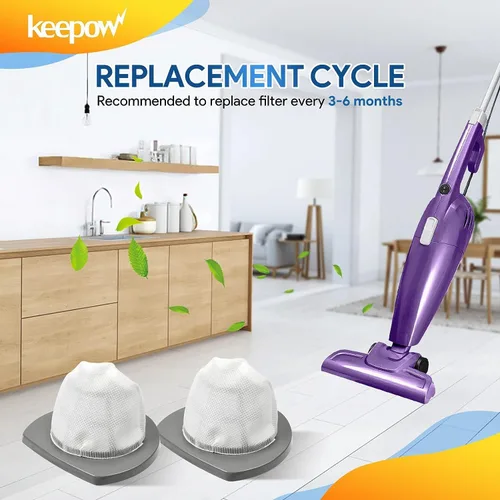 Miniatura 6 de KEEPOW Filtros de repuesto de peso pluma compatibles con Bissell Featherweight Stick Aspiradora ligera sin bolsa 2033, 20331, 20333, 20336, 20339