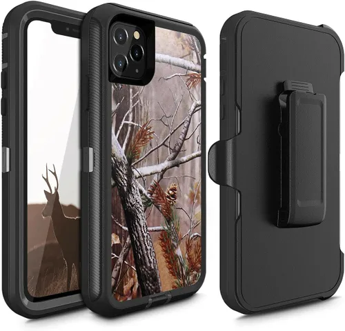 Miniatura 8 de Defender - Funda protectora compatible con iPhone 12 Pro Max, funda híbrida a prueba de golpes, diseño de doble capa, cubierta dura diseñada