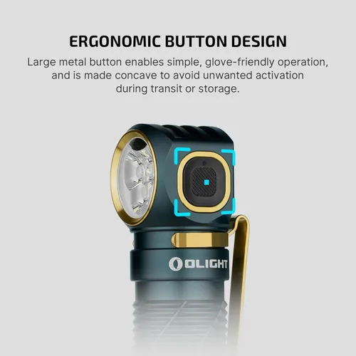 Miniatura 6 de OLIGHT Perun 3 - Linterna frontal recargable, 3000 lúmenes LED con luz roja, lámpara frontal impermeable con diadema para campamento al aire libre