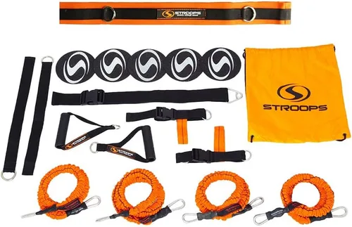 Miniatura 8 de Stroops VITL - Juego de bandas de resistencia Slastix Bandas de resistencia todo en uno para entrenamiento de cuerpo completo