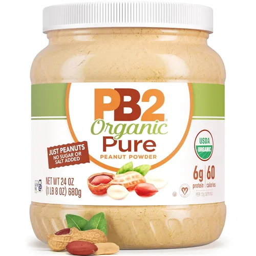 Miniatura 10 de PB2 Mantequilla de maní en polvo orgánica Certificado orgánico USDA, proyecto verificado sin OMG, mantequilla de maní en polvo sin gluten