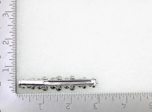 Miniatura 5 de Faship Preciosa pinza para el pelo de cocodrilo con diseño floral de cristal AB