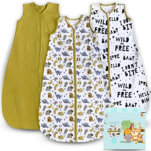 Miniatura 29 de Cute Castle Saco de dormir para bebé de 0 a 6 meses, ligero, 100% algodón, cremallera de 2 vías, TOG 0.5, manta de vestir para bebés, ropa de dormir