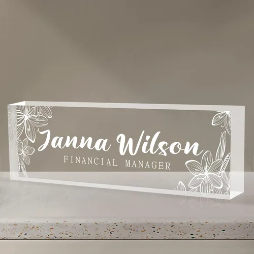 Miniatura 22 de Placa de nombre personalizada para escritorio de oficina, placa de nombre personalizada para escritorios, decoración de escritorio de oficina
