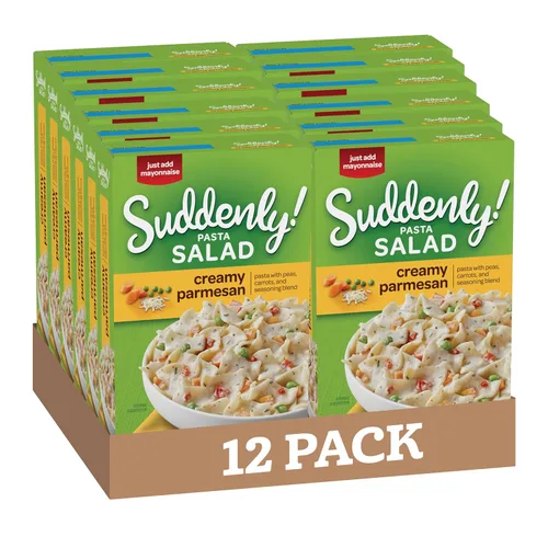 Suddenly Pasta Salad - Parmesano cremoso, 6.2 onzas, 12 por caja