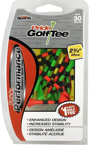 Miniatura 10 de Pride Performance - Camisetas de golf a rayas (paquete de 30), 2-3/4 pulgadas