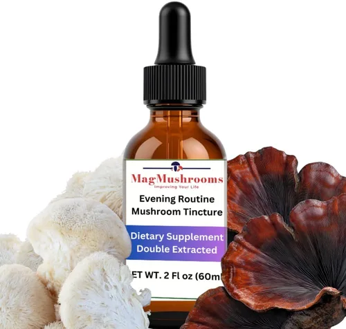 Miniatura 12 de Tintura de hongos de rutina matutina, alta potencia, doble extracción, 60 dosis diarias, melena de león y cordyceps