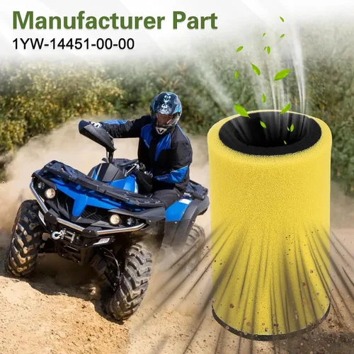 Miniatura 5 de LOCOPOW Filtro de aire 1YW-14451-00-00 para Yamaha Big Bear 350 Kodiak 400 Timberwolf 250 YFB250 Moto-4 250 350 YFM400 4x4 YFM250 1987-2000